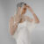 Chantilly bridal lace hood